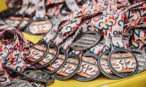 Mallorca 312 medals all lying on a table