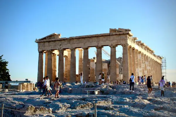 the remaining columns of the Acropolis